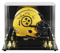 Jerome Bettis Signed Steelers Rave Alternate Speed Mini Helmet with Display Case (Beckett) at PristineAuction.com
