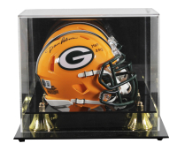 Dave Robinson Signed Packers Speed Mini Helmet Inscribed "HOF 2013" with Display Case (Beckett) at PristineAuction.com