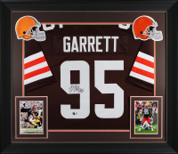 Myles Garrett Signed Custom Framed Jersey (Beckett) at PristineAuction.com