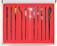 Official "Harry Potter" (11) Piece Wand Set With Original Packaging at PristineAuction.com