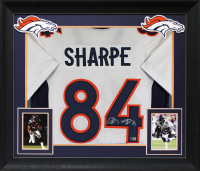 Shannon Sharpe Signed Custom Framed Jersey (Beckett) at PristineAuction.com