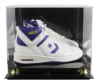 Magic Johnson Signed Converse Basketball Shoe with Display Case (Beckett) at PristineAuction.com