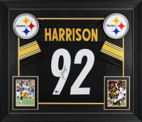James Harrison Signed Custom Framed Jersey (Beckett) at PristineAuction.com