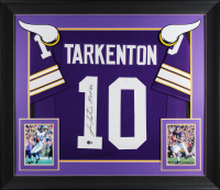 Fran Tarkenton Signed Custom Framed Jersey Inscribed "HOF 86" (Beckett) at PristineAuction.com