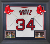 David Ortiz Signed Custom Framed Jersey (Beckett) at PristineAuction.com