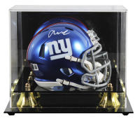 Abdul Carter Signed Giants Speed Mini Helmet with Display Case (Beckett) at PristineAuction.com