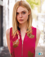 Elle Fanning Signed 11x14 Photo (Beckett) at PristineAuction.com