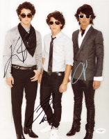 Nick Jonas, Joe Jonas & Kevin Jonas Signed 11x14 Photo (JSA) at PristineAuction.com