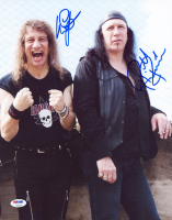 Lips Kudlow & Robb Reiner Signed "Anvil" 11x14 Photo (PSA) at PristineAuction.com