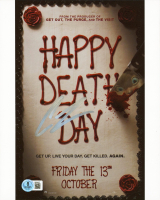 Christopher Landon Signed "Happy Death Day" 8x10 Photo (Beckett) at PristineAuction.com
