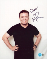 Ricky Gervais Signed 8x10 Photo Inscribed "Cheers" (Beckett) at PristineAuction.com