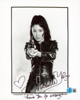Michelle Yeoh Signed "Tomorrow Never Dies" 8x10 Photo Inscribed "Thank You For Writing" (Beckett) at PristineAuction.com