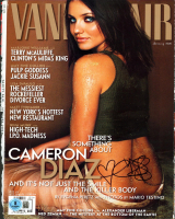 Cameron Diaz Signed 2000 "Vanity Fair" Magazine Cover (Beckett) at PristineAuction.com