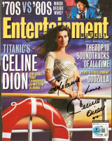 Celine Dion Signed 1998 "Entertainment Weekly" Magazine Cover Page Inscribed "Love" (Beckett) at PristineAuction.com