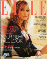 Keira Knightley Signed 2003 "Elle" Magazine Cover Page Inscribed "Best Wishes" (Beckett) at PristineAuction.com