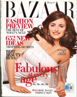 Penelope Cruz Signed 2003 "Harper's Bazaar" Magazine Cover Page with Inscription (Beckett) at PristineAuction.com