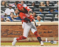 Jonathan India Signed Reds 8x10 Photo Inscribed "21 NL ROY" (Beckett) at PristineAuction.com