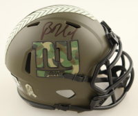 Brian Daboll Signed Giants Salute To Service Alternate Speed Mini Helmet (Beckett) at PristineAuction.com