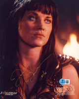 Lucy Lawless Signed "Xena: Warrior Princess" 8x10 Photo (Beckett) at PristineAuction.com