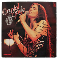 Crystal Gayle Signed "I've Cried The Blue Right Out Of My Eyes" Vinyl Record Album Cover Inscribed "Love" (Beckett) at PristineAuction.com