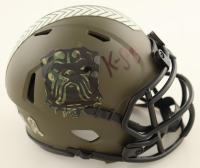 Kevin Stefanski Signed Browns Salute To Service Alternate Speed Mini Helmet (Beckett) at PristineAuction.com