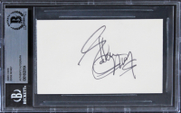 Eddie Money Signed 3x5 Index Card (BGS) at PristineAuction.com