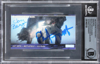 Phil Tippett & Jon Berg Signed 1995 Star Wars Empire Strikes Back Widevision #36 (BGS) at PristineAuction.com
