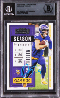 Adam Thielen Signed 2020 Panini Contenders #46 (BGS) at PristineAuction.com