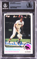 Brooks Robinson Signed 1973 Topps #90 (BGS) at PristineAuction.com