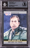 Bart Starr Signed 1990 Pro Set Super Bowl MVP'S #2 (BGS) at PristineAuction.com