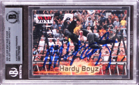 Jeff Hardy & Matt Hardy Signed 2001 Fleer WWF Raw is War Raw #76 (BGS) at PristineAuction.com