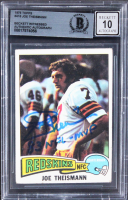 Joe Theismann Signed 1975 Topps #416 Inscribed "83 NFL MVP" (BGS | Auto 10) at PristineAuction.com
