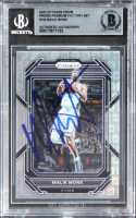 Malik Monk Signed 2022 Panini Prizm Premium Factory Set #142 (BGS) at PristineAuction.com