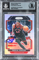 Pascal Siakam Signed 2021 Panini Prizm Silver #174 (BGS) at PristineAuction.com