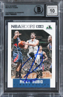 Ricky Rubio Signed 2015 Hoops #68 (BGS | Auto 10) at PristineAuction.com