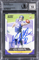 Kyle Rudolph Signed 2021 Score #154 (BGS | Auto 10) at PristineAuction.com