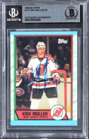 Kirk Muller Signed 1989 Topps #117 (BGS) at PristineAuction.com