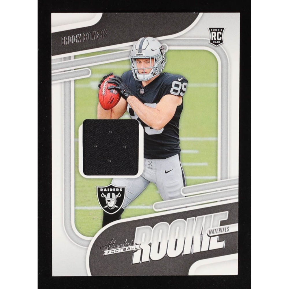 Brock Bowers 2024 Absolute Absolute Rookie Materials #10 RC at PristineAuction.com