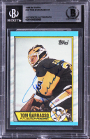 Tom Barrasso Signed 1989 Topps #36 (BGS) at PristineAuction.com