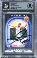 De'Aaron Fox Signed 2023 Hoops Skyview #15 (BGS) at PristineAuction.com