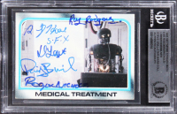 1980 Star Wars Empire Strikes Back #153 Signed By (5) with Roy Rodgers, Roger Nichols, Dennis Lowe, Ron Hone & Digby Milner (BGS) at PristineAuction.com