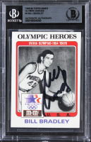 Bill Bradley Signed 1983 Topps M&M's Olympic Heroes #3 (BGS) at PristineAuction.com
