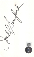 Isabel Sanford Signed 3x5 Index Card (Beckett) at PristineAuction.com