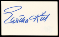 Eartha Kitt Signed 3x5 Index Card (Beckett) at PristineAuction.com