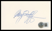 Gary Burghoff Signed 3x5 Index Card (Beckett) at PristineAuction.com