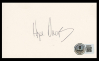 Hope Davis Signed 3x5 Index Card (Beckett) at PristineAuction.com