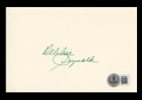Debbie Reynolds Signed 4x6 Index Card (Beckett) at PristineAuction.com