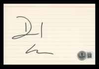 David Caruso Signed 4x6 Index Card (Beckett) at PristineAuction.com