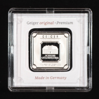 Geiger Edelmetalle 10g .999 Fine Silver Bullion Bar In Assay at PristineAuction.com