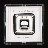 Geiger Edelmetalle 10g .999 Fine Silver Bullion Bar In Assay at PristineAuction.com